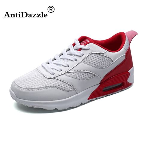 Antideslumbrante Men Running Shoes Mulheres Sneakers Respir Vel Air