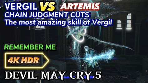 REMEMBER ME DEVIL MAY CRY 5 4K HDR VERGIL CHAIN JUDGEMENT CUTS VS