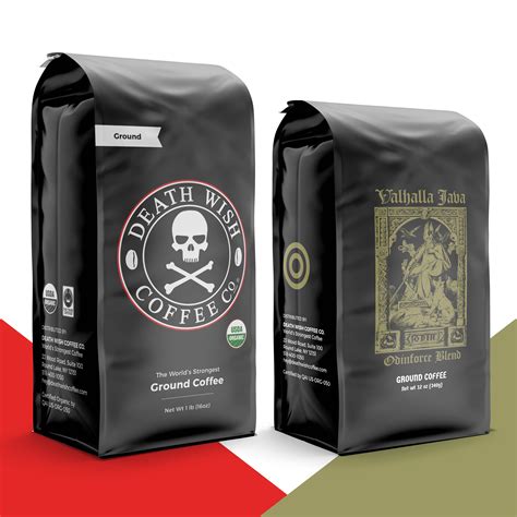 Buy Death Wish Coffee And Valhalla Java Odinforce Blend Medium Roast