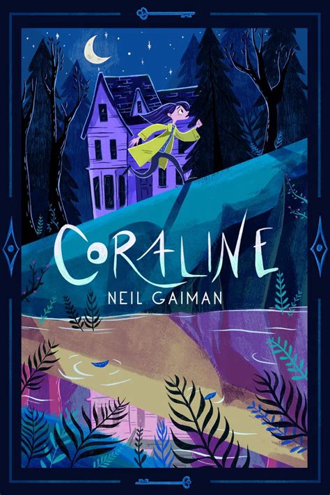 Coraline By Neil Gaiman Childrens Book Illustration Book Cover Art