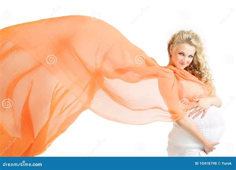 Pregnant Blonde Model Stock Photography CartoonDealer 29862596