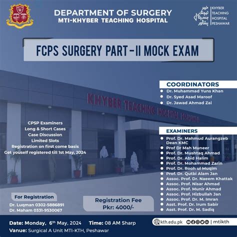 Khyber Teaching Hospital Peshawar Mti Kth On Linkedin Surgery Kth