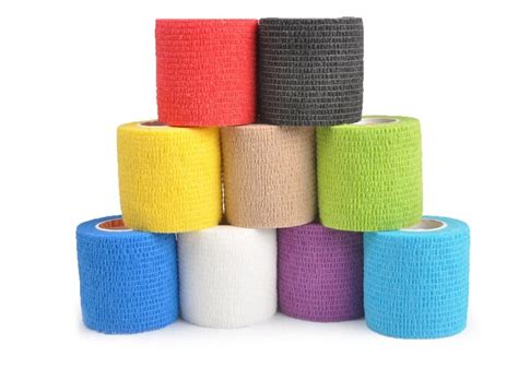 5cm 5cm Self Adhesive Elastic Bandage For Handle Grip Tube