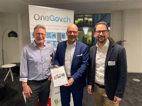 OneGov Award 2024 für Stadt Burgdorf OneGov ch