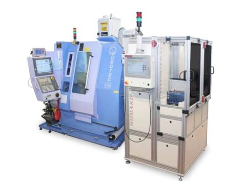 Robot Compact Fitted On Cnc Bumotec S 191 Contact Humard Automation Sa