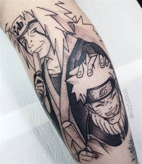 Artista Rizztattoo Porto Alegre Dose Dupla De Amor Jiraiya E