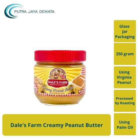 Jual Dales Farm Creamy Peanut Butter Selai Kacang 250gr Shopee