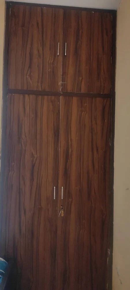 Plywood 2 Door Teak Wood Wardrobe Without Mirror Without Locker At Rs