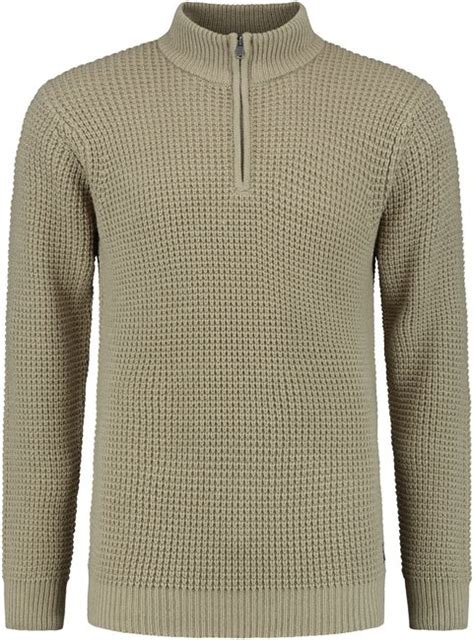 Dstrezzed Half Zip Trui Beige 405546 257 Online Bestellen Suitable