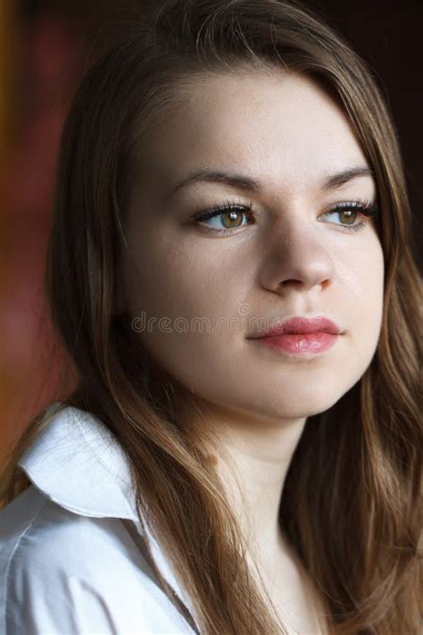 Beautiful Sensuality Elegance Lady Brunette Face Woman Stock Image Image Of Glamour Adult