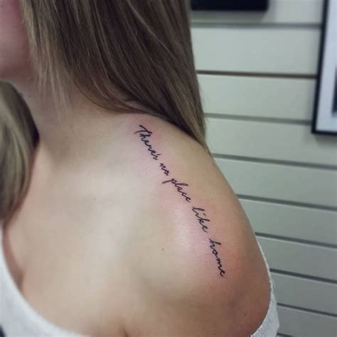 There S No Place Like Home Tattoo Ink Youqueen Girly Quote Words