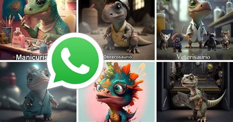 Whatsapp C Mo Crear Tu Propio Dinosaurio Profesional Para Usarlo