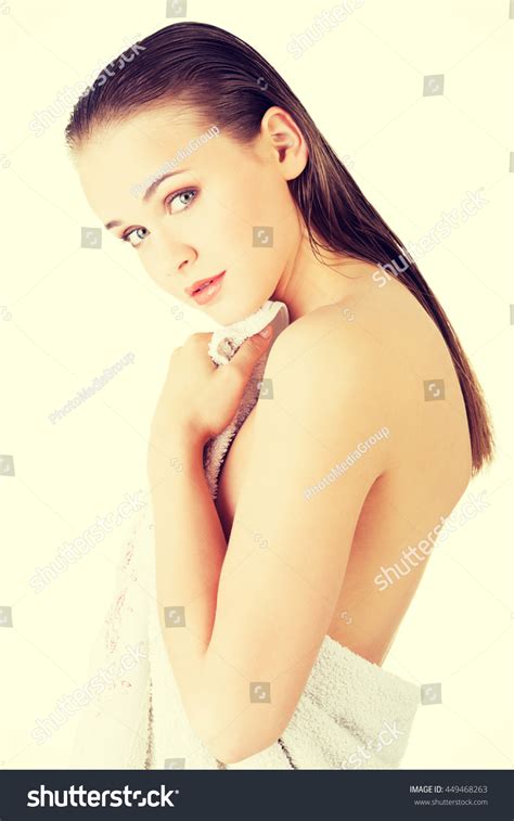Happy Nude Woman Perfect Body Stock Photo 449468263 Shutterstock