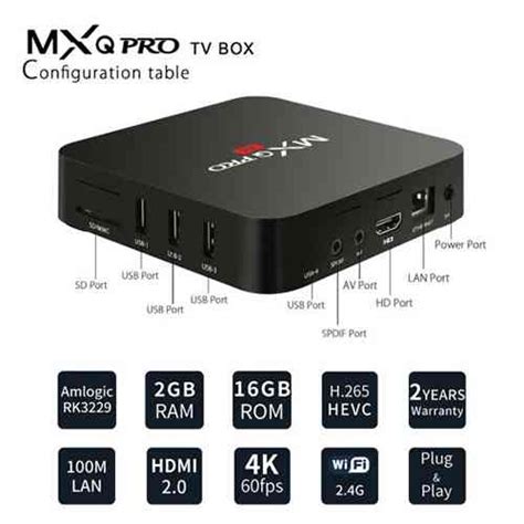 Mxq Pro K Android Tv Box Gb Ram Gb Rom Toko Lk