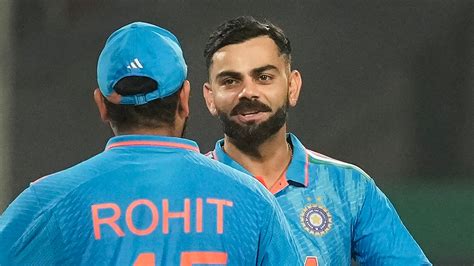 Kohli Reminisces Rohit S Classy Gesture After Wc Win Vs Pak Played