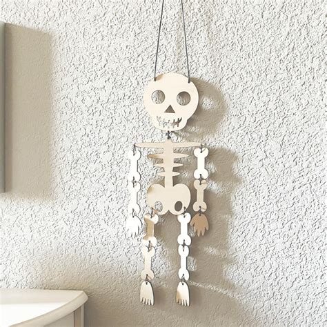 Halloween Skeleton Door Hanger Festive Halloween Door Decoration