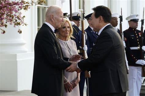 In Photos Joe And Jill Biden Host State Dinner For South Korean