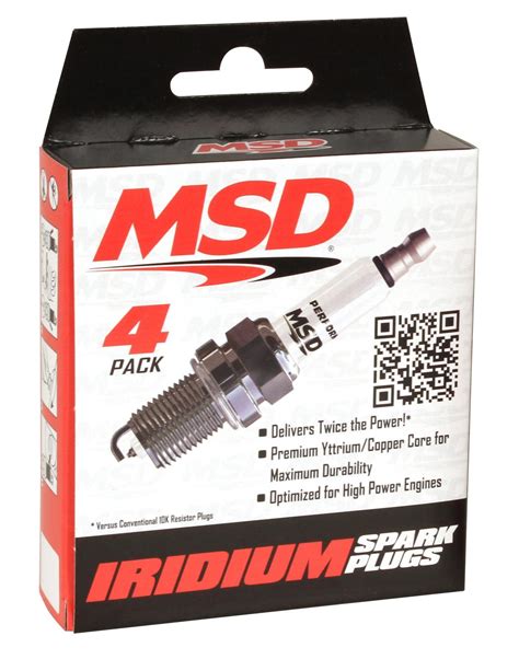 MSD Ignition 37444 MSD Iridium Spark Plugs Summit Racing