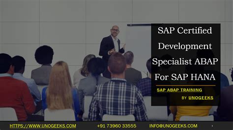 SAP Certified Development Specialist ABAP For SAP HANA 2 0