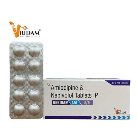 Nebivolol 5mg Amlodipine 5mg Tablet At Rs 18 Stripe Morwadi Gaon