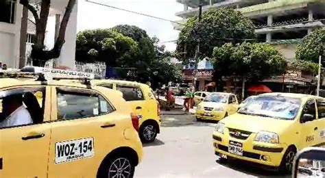 Taxistas se suman al paro de busetas en Ibagué El Cronista