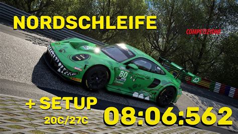 ACC Hotlap Porsche 992 GT3 R Nordschleife 8 06 562 W Free Setup