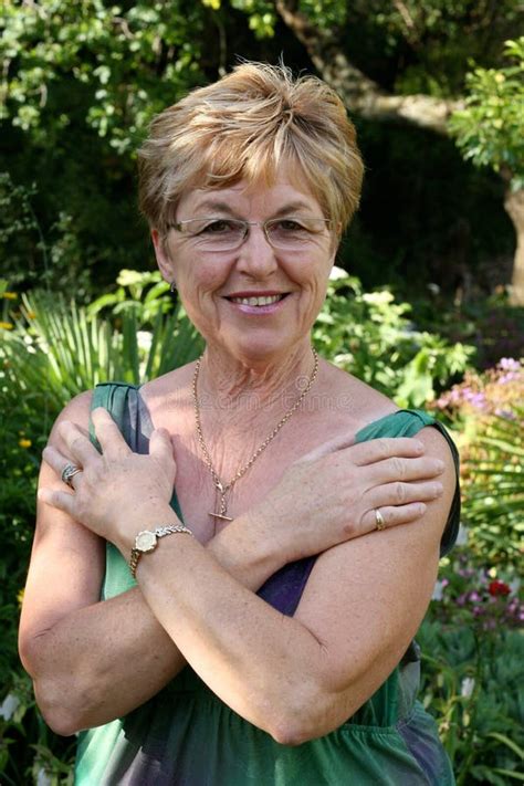 Mature Woman Stock Photo Image Of Middle Headshot Face