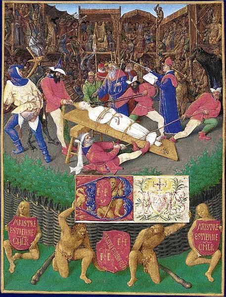 Martyre De Sainte Apolline Heures DEtienne Chevalier Jean Fouquet