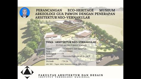 Perancangan Eco Heritage Museum Arkeologi Gua Pawon Dengan Penerapan