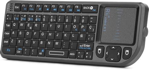 Rii Mini X1 Wireless Touch Mouse Keyboard Compatible With Smart Tv Mini Pc Android Playstation