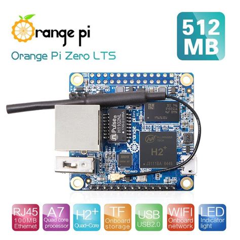 Orange Pi Zero LTS 512MB H2 Quad Core Open Source Mini Board Support