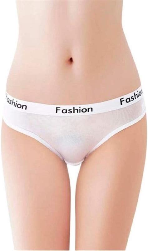 Fashion Fabb Dames Slip Naadloze Sexy Transparante Dames Lingerie Wit M Bol