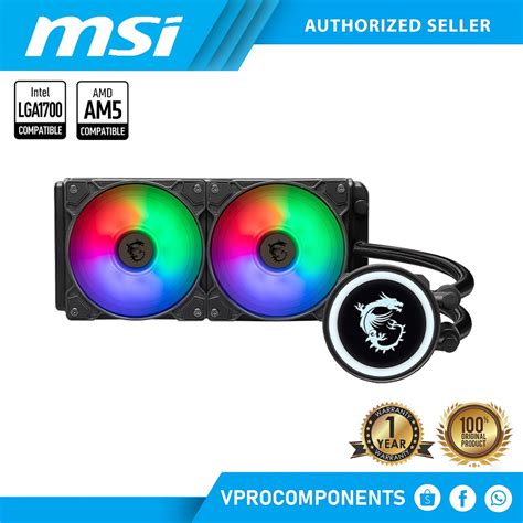 Msi Mag Coreliquid B240 Liquid Cooler Shopee Philippines