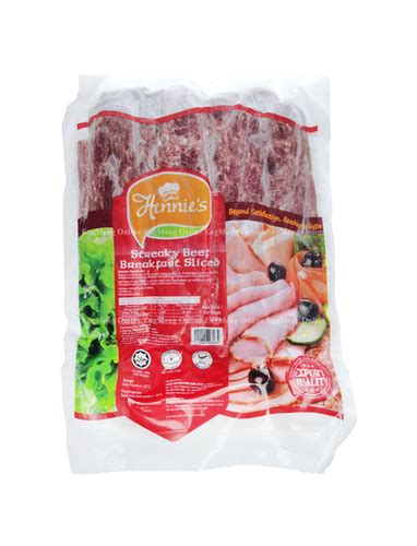 Hennie S Streaky Beef Breakfast Slices 500G Eng Meng Frozen Food