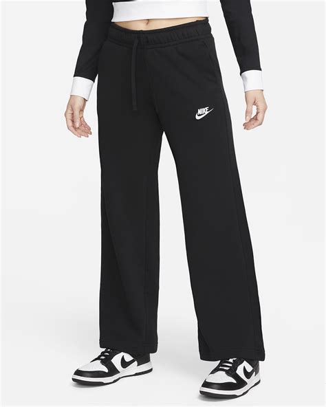 Nike Sportswear Club Fleece Womens Mid Rise Wide Leg Tracksuit Bottoms