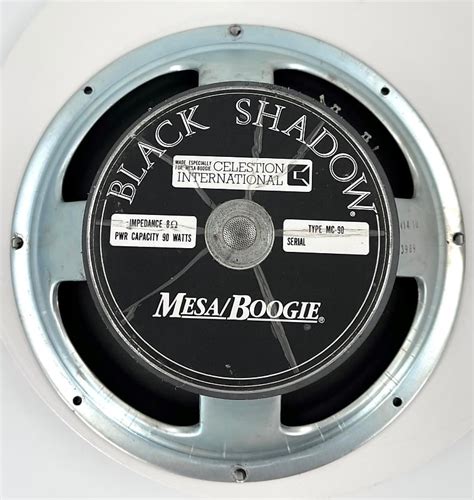 Mesa Boogie 12 Black Shadow Speaker In Very Good Condition Reverb