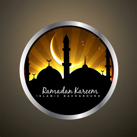 Islamic Badge Illustration Vector Art At Vecteezy