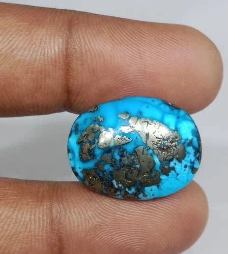 Natural Gemstone Blue Turquoise Irani Firoza Firoza In Description