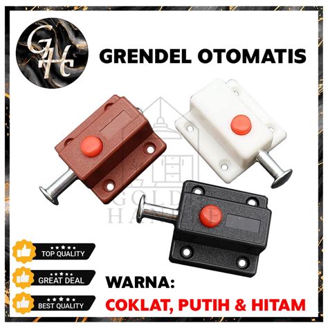 Jual Grendel Tekan Grendel Otomatis Slot Pintu Otomatis Pencet Tekan