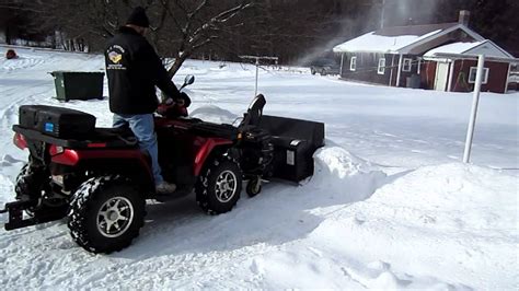 Atv Snowblower 1 002 Mov Youtube