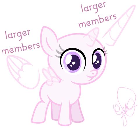 Mlp Base Tiny Foals 2 By Bah Rosales On Deviantart