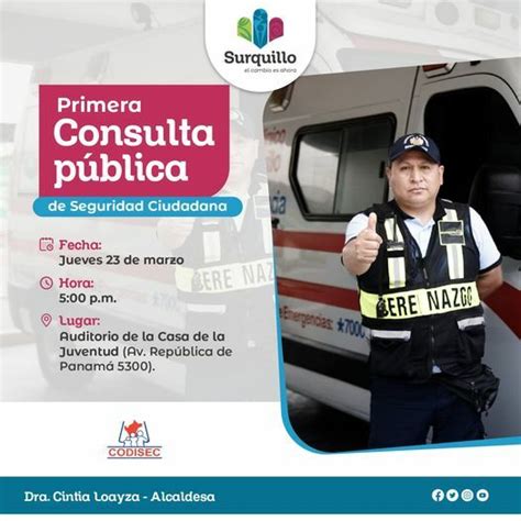 I Consulta Pública de Seguridad Ciudadana 2023 Campañas