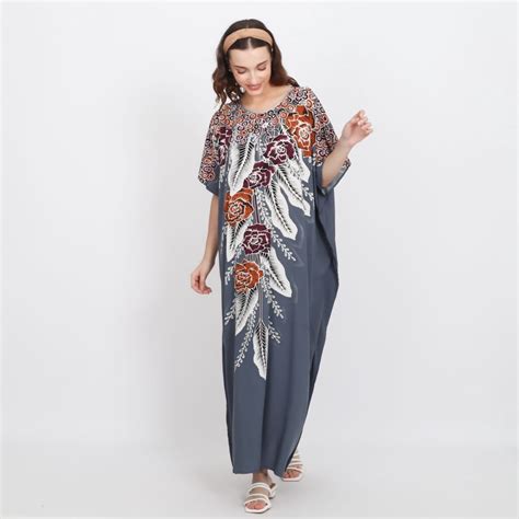 Jual Daster Kalong Jumbo Motif Daun Putih Shopee Indonesia