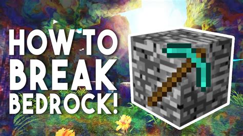 How To Break Bedrock Minecraft Quick Tips 15 Youtube