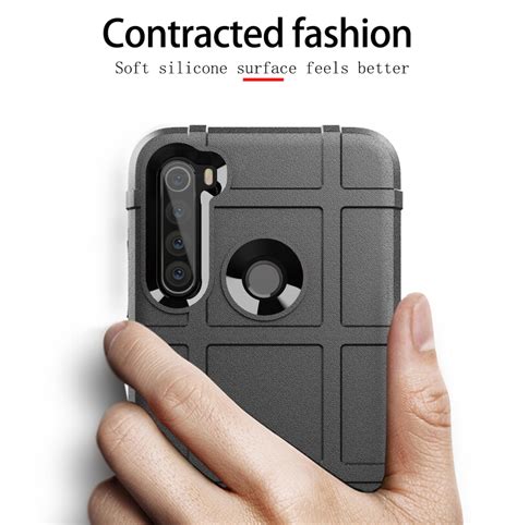 For Xiaomi Redmi Note T Full Coverage Shockproof Tpu Case Black