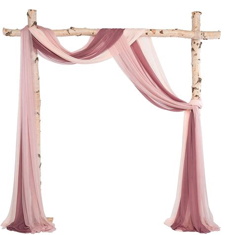 Wedding Arch Draping Fabric Panels X Ft Chiffon Etsy