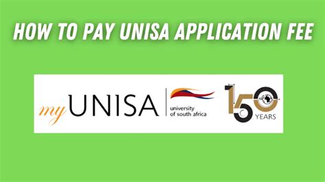 How To Pay Your UNISA Application Fee Complete Guide