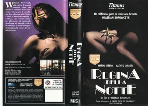 La Regina Della Notte Vhs Ebay