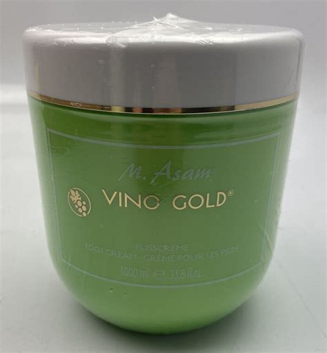 NEW M Asam VINO GOLD Foot Cream 1000ML 33 8fl Oz FACTORY SEALED