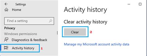 How To View And Clear Your Activity History In Windows 10 Techwiser